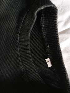 Black and Blue Striped Long Sleeve Top