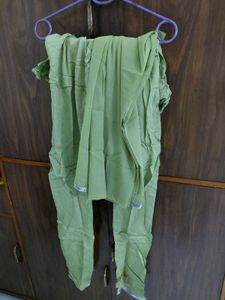 Green Embellished Kurta