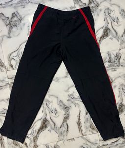 (Nike) Men's Black &amp; Red Track Pants