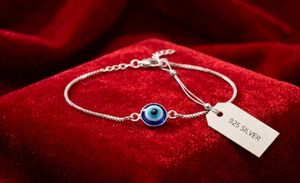 Silver Evil Eye Bracelet