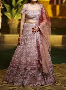 Women's Embroidary Silk Blend Lehenga Choli