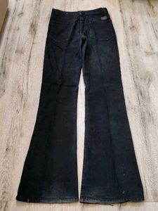 Embroidered Flare Jeans