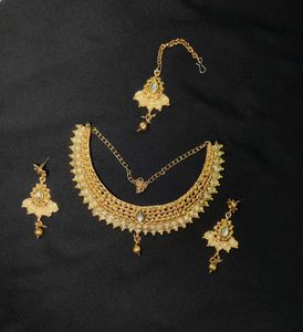 Gold-Tone Ethnic Jewellery Set