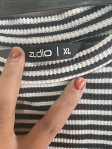 Striped Black and White T-Shirt