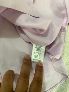 Calvin Klein Men's Lavender Slim Fit Shirt