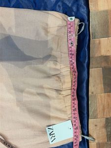 Peach Midi Skirt - New with Tags