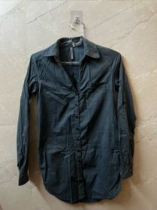 Classic Dark Grey Button-Up Shirt