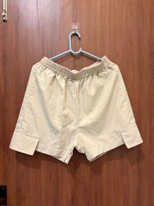 Comfortable Cream Shorts