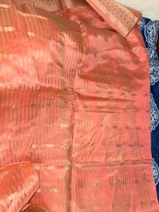 New Saree with Blouse matetial💕