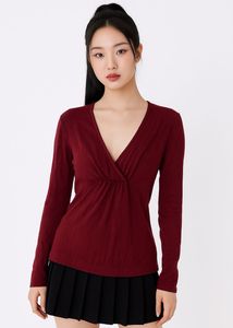 Women’s Burgundy Top