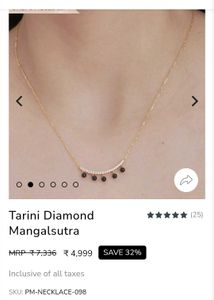 Tarini Diamond Mangalsutra