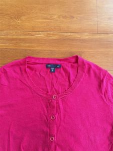 Gap Pink Button-Up Cardigan