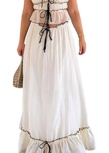 Chic Ruffle Tie-Front Dress