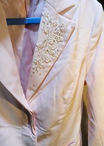 Women's Embellished Pink Blazer