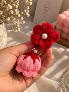 Crochet Flower jumka🎀✨