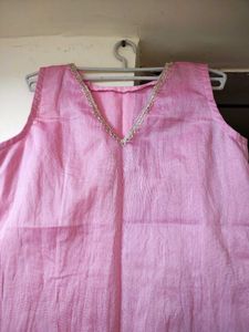 Pink Short Kurti