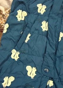 Adorable Squirrel Print Snowsuit