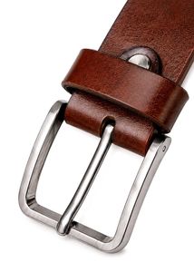 Classic Brown Leather Belt