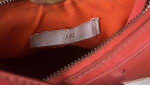 H&amp;M Coral Patent Leather Shoulder Bag