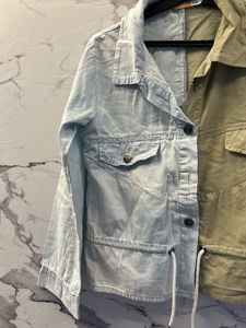 Two-Tone Casual Jacket- Bust- 32 Strechable