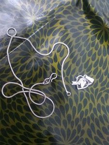 Initial N Heart Arrow Necklace