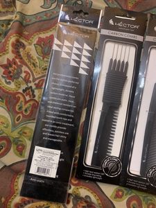 Hector Professional Carbon Combs Set Of 3