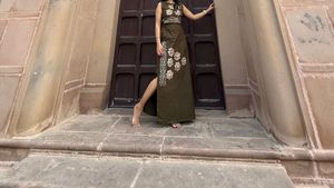 Elegant skirt and top set