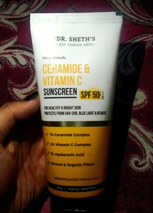 Dr. Sheth's Ceramide & Vitamin C Sunscreen SPF 50