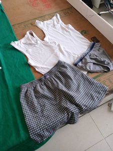 Bundle of 2 White Tank Tops &  Pair two