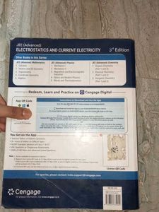 JEE (Advanced) Electrostatics and Current Electric