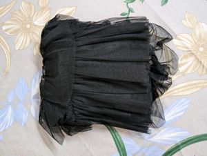 Aesthetic Black Ruffle Party Dress 🖤