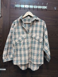 Classic Plaid Button-Up co -ord set