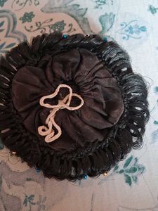 Elegant Hair Bun with Beads
