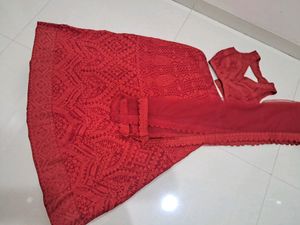 Red Lehenga