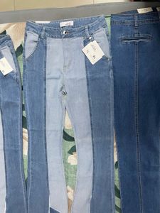 Patchwork Denim Jeans