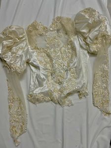 Embellished White Top