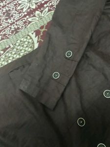 this is a Monto Stylish Dark Brown Kurta for Women
