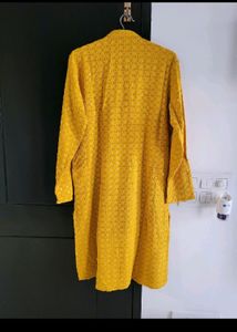 MEN MOHANLAL SONS Yellow Kurta