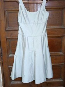 Branded Satin (Estelle)New Grey Dress With Tag