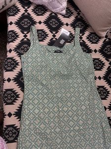 Lightweight Patterned Midi Dress