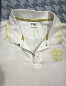 Men's White Polo T-Shirt