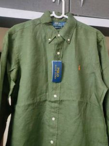 NEW Ralph Lauren Classic Fit Linen Shirt