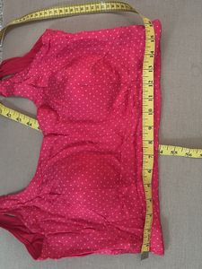Vibrant Pink Polka Dot Blouse