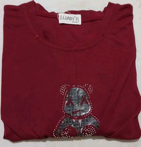Cute Teddy Bear Graphic & Palm Angels T Shirt