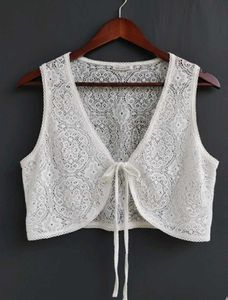 Cute Crop Tie-up Shrug🎀