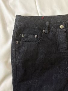 ⚔️Retro knee-length denim🪙