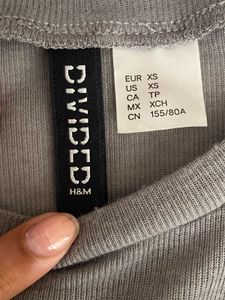 H&amp;M Grey Fitted Top 🩶