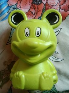 Cute Green Frog Toy money bank