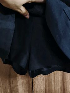 Black Mini Skirt with Zipper Detail