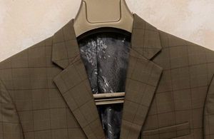 Men's Classic Brown Checked Blazer